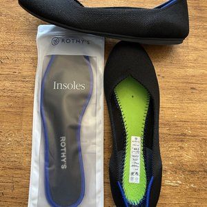 Rothy's flats black size 9.5